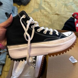 Converse Black and White High-Tops